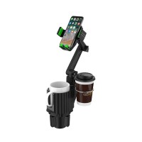 Car Cup Holder Phone Mount with Expandable Cup